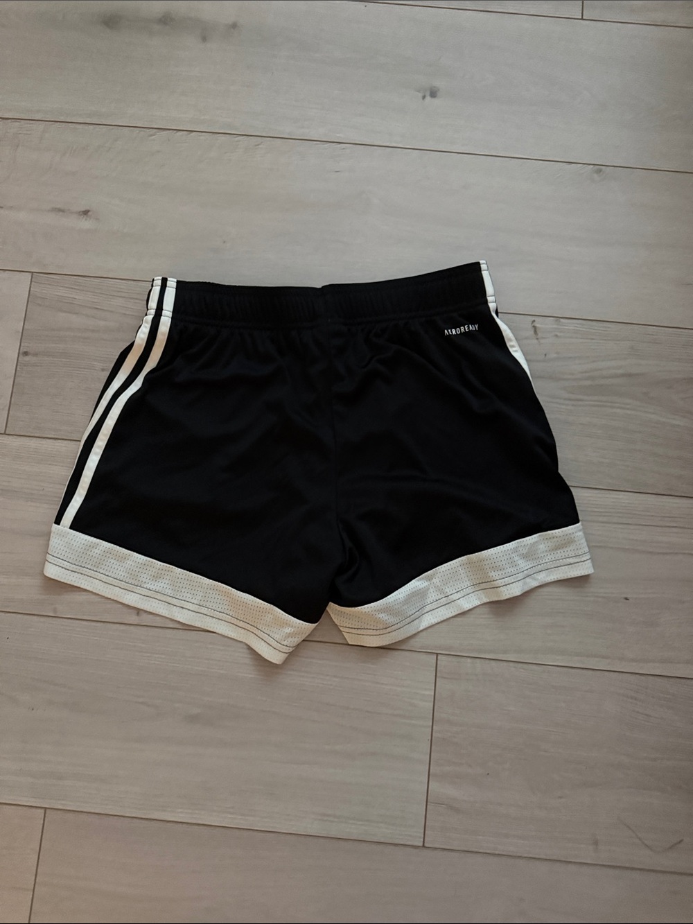 adidas Black and White Women’s Soccer Shorts Size Small